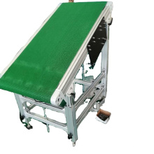 Aluminum Mini Antistatic Grass Pattern Belt Oblique Belt Conveyor